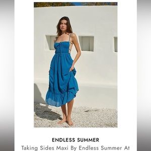 Free People Taking Sides Maxi Dress